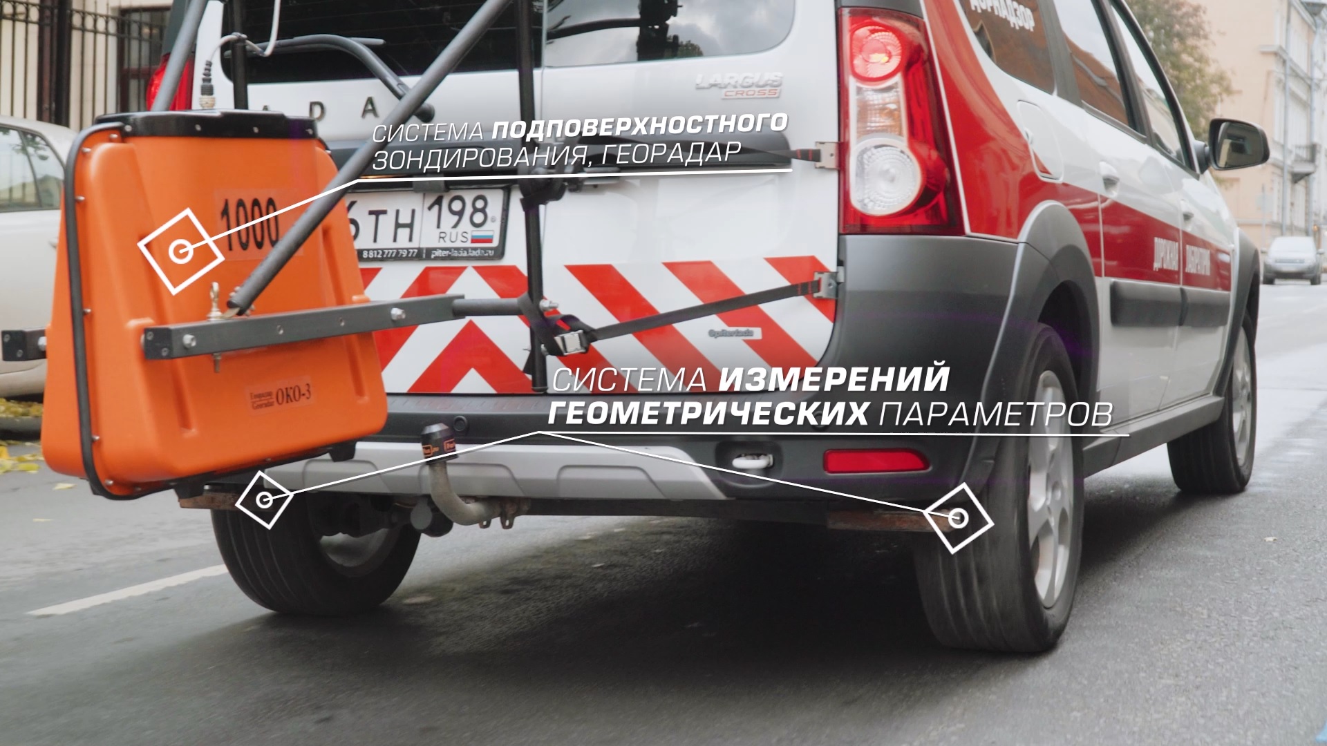 Георадарное обследование дорожной одежды
